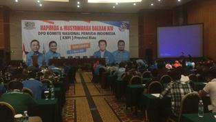 Meskipun Dipecat, Haris Pratama Tetap Hadiri Musda KNPI Riau, Fuad Santoso Terpilih Aklamasi